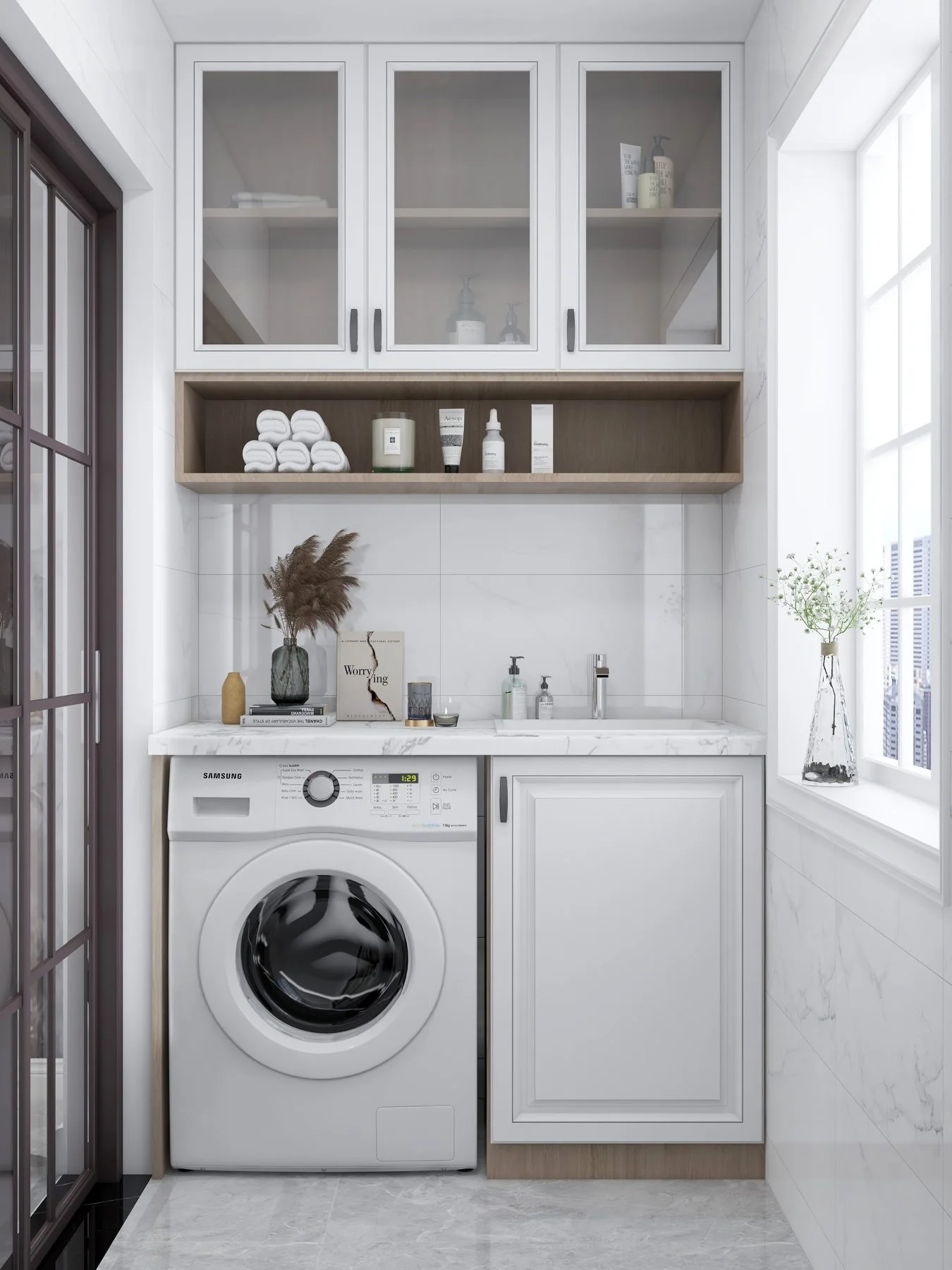 Laundry storage design